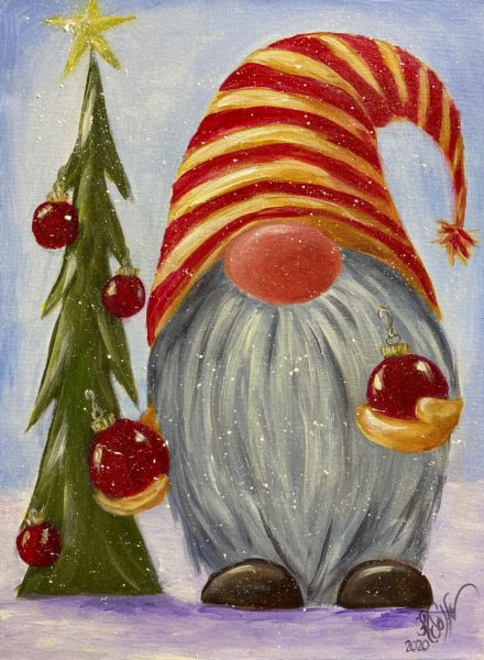 Christmas Gnome – Art by Karen Wolfe