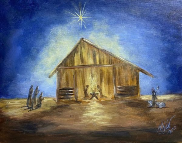 Nativity Scene – Art by Karen Wolfe