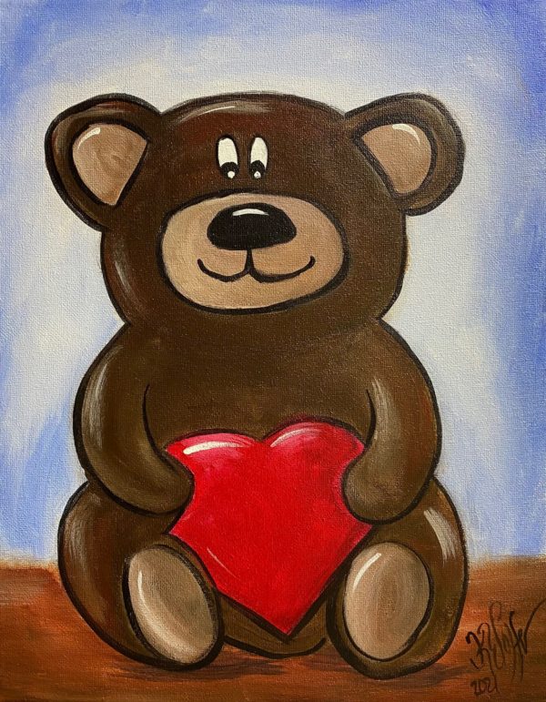 Heart Bear – Art by Karen Wolfe