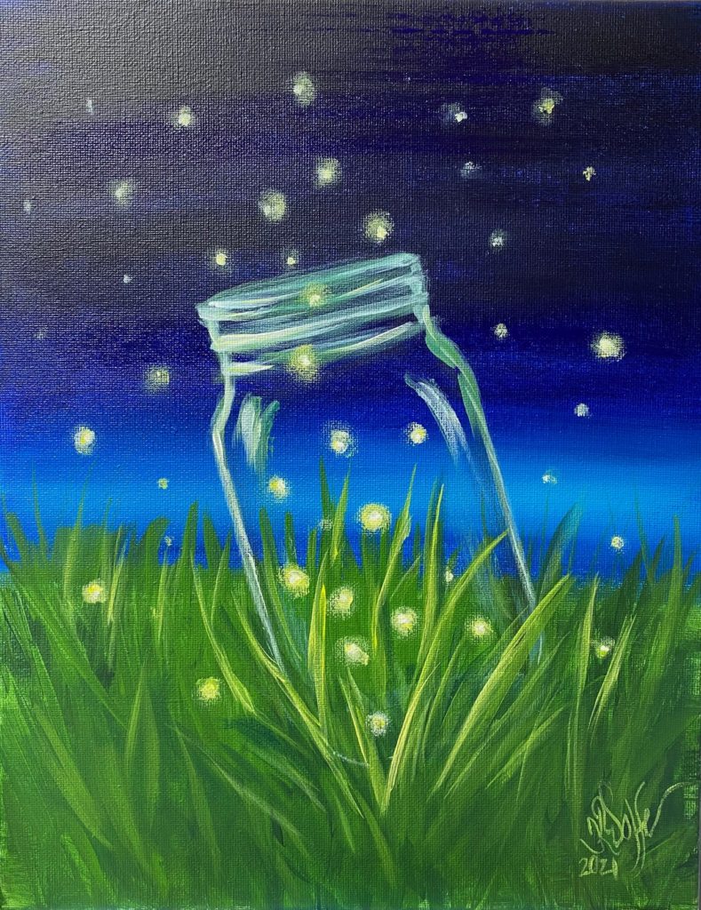 Catching Fireflies – Art by Karen Wolfe